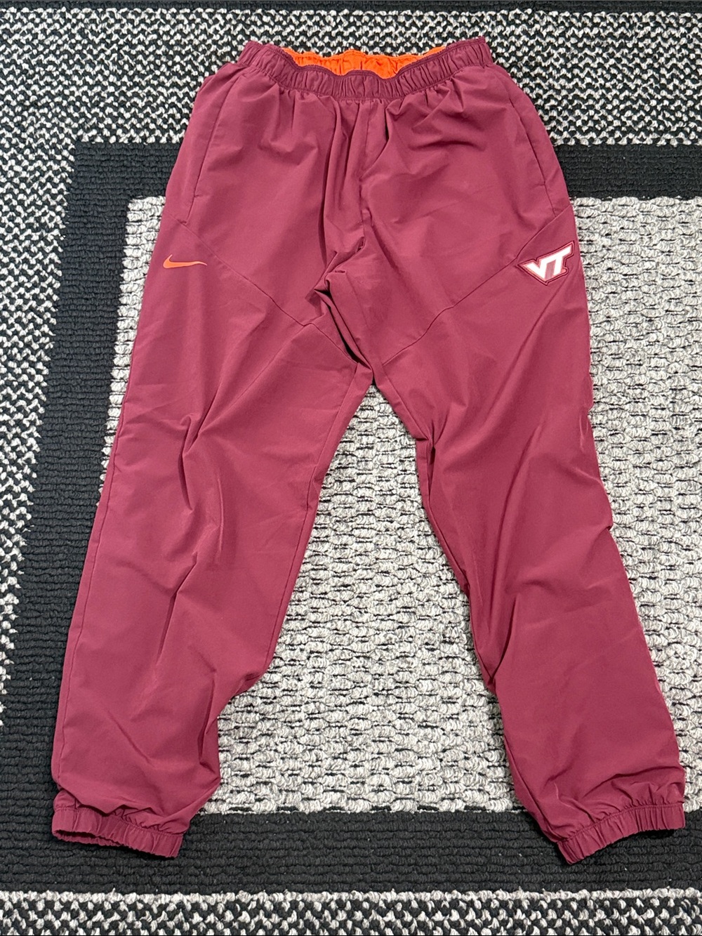 Nike Virginia Tech Hokies On-Field Warm-Up Track Pants Men’s Sz M Maroon VT